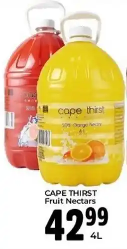 Elite Cash & Carry CAPE THIRST Fruit Nectars offer