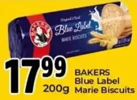 BAKERS Blue Label Marie Biscuits