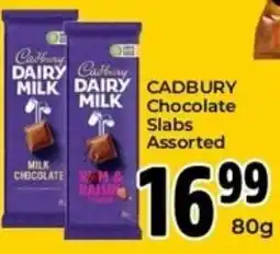 Elite Cash & Carry Cadbury Dairy Milk Chocolate Slabs Assorted offer