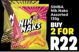 Elite Cash & Carry SIMBA Nik Naks Assorted offer