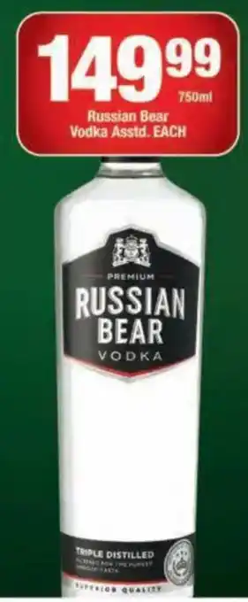 Russian Bear Vodka