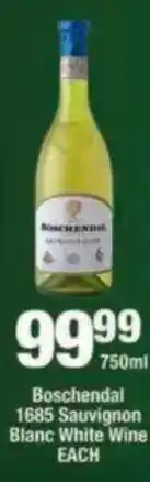 OK Liquor Boschendal 1685 Sauvignon Blanc White Wine offer