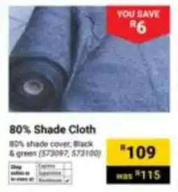 Builders Superstore 80% Shade Cloth offer