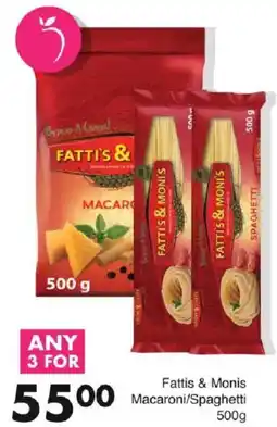 Save Fattis & Monis Macaroni/Spaghetti offer
