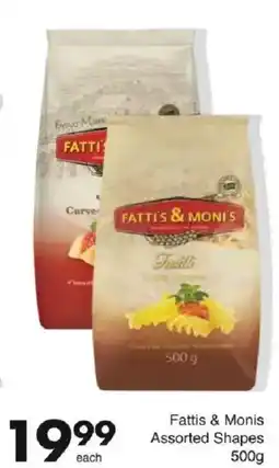 Save Fattis & Monis Assorted Shapes offer