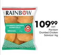 Save Rainbow Crumbed Chicken Schnitzel offer