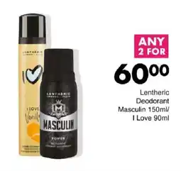 Save Lentheric Deodorant offer