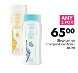Save Glyco Lemon Shampoo/Conditioner offer