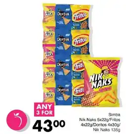 Save Simba Nik Naks/Fritos/Doritos offer