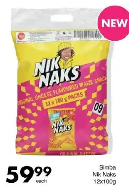 Save Simba Nik Naks offer