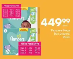 Save Pampers Mega Box Diapers/Pants offer