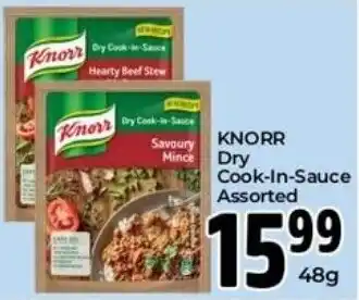 KNORR Dry Cook-In-Sauce Assorted