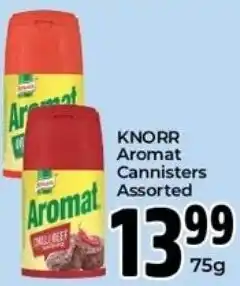 Elite Cash & Carry KNORR Aromat Cannisters Assorted offer