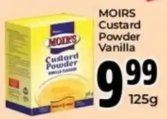 Elite Cash & Carry MOIR'S Custard Powder Vanilla offer