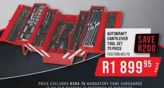 Autokraft Cantilever Tool Set