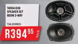 AutoZone TARGA 6X9 SPEAKER SET offer