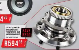 AutoZone TOYOTA QUANTUM FRONT WHEEL HUB AND BEARING UNIT offer