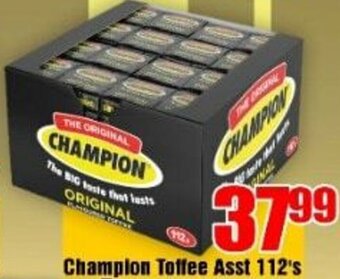 Champion Toffee Asst 112's