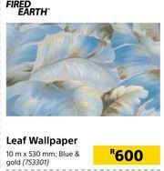 Builders Warehouse Fired Earth Leaf Wallpaper-10m x 530mm offer