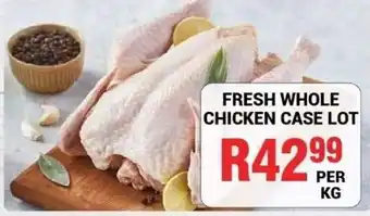 Fresh Whole Chicken Case Lot