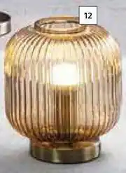 Builders Warehouse DH Ribbed Glass Table Lamp offer