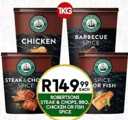 Take 'n Pay Robertsons Steak & Chops, BBQ, Chicken or Fish Spice offer