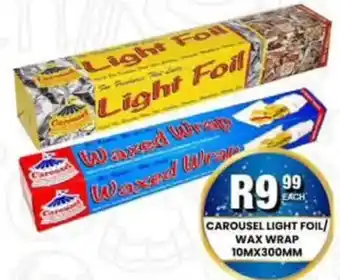Carousel Light Foil/Wax Wrap