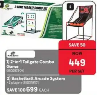 2 Game Tailgate Combo Set