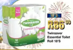 Take 'n Pay Twinsaver Essential Toilet Roll 18'S offer