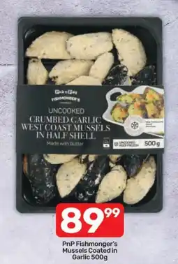 Pick n Pay Hypermarket PnP Fishmonger's Mussels Coated in Garlic offer