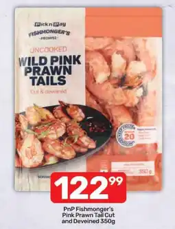 Pick n Pay Hypermarket PnP Fishmonger's Pink Prawn Tail Cut and Deveined offer