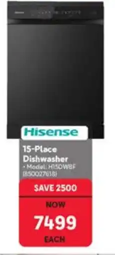 Makro Hisense 15-Place Dishwasher offer