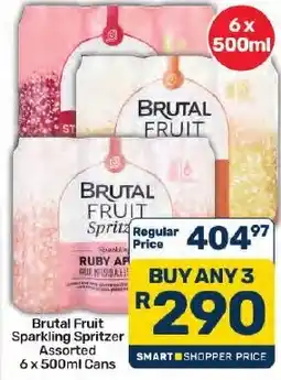 Pick n Pay Hypermarket Brutal Fruit Sparkling Spritzer Assorted offer