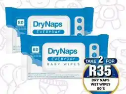 Take 'n Pay DryNaps Everyday Baby Wipes offer