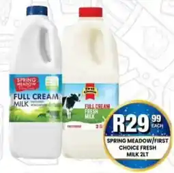 Take 'n Pay Spring Meadow/First Choice Fresh Milk offer