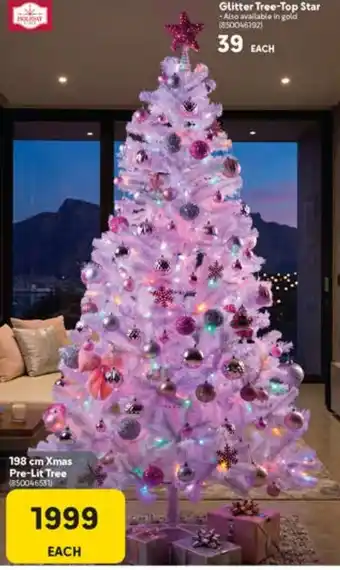 Glitter Tree-Top Star