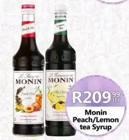 Take 'n Pay Monin Peach/Lemon tea Syrup offer