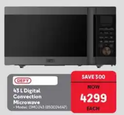 Makro DEFY 43 L Digital Convection Microwave offer
