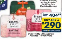 Pick n Pay Hypermarket Brutal Fruit Sparkling Spritzer Assorted offer