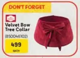 Makro Velvet Bow Tree Collar offer