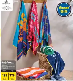 Makro designhouse Beach Towels Assorted offer