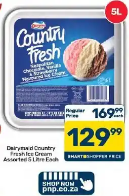 Pick n Pay Hypermarket Dairymaid Country Fresh Ice Cream Assorted offer