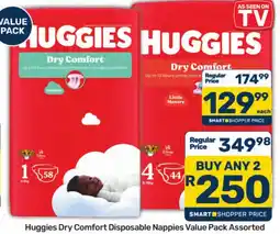Pick n Pay Hypermarket Huggies Dry Comfort Disposable Nappies Assorted offer