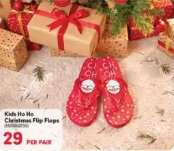 Makro Kids Ho Ho Christmas Flip Flops offer