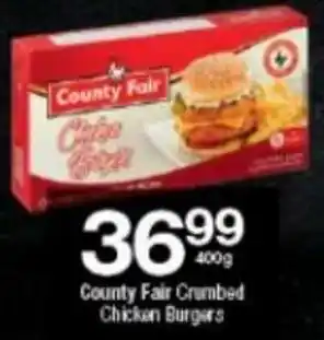 Checkers County Fair Crambed Chicken Bugers 400g offer