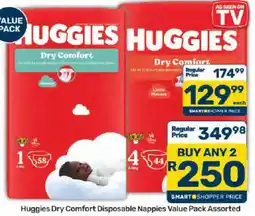 Pick n Pay Huggies Dry Comfort Disposable Nappies Assorted offer