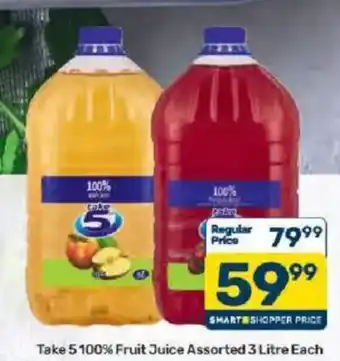5 100% Fruit Juice Assorted