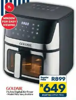 Pick n Pay GOLDAIR 7 Litre Digital Air Fryer offer