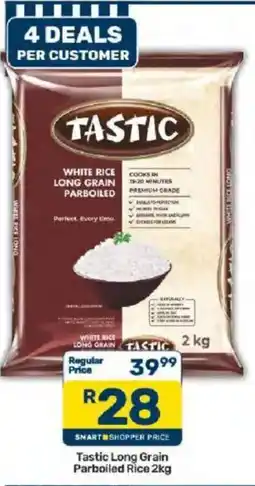 Pick n Pay Tastic Long Grain Parboiled Rice offer