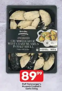 Pick n Pay PnP Fishmonger's Mussels Coated in Garlic offer